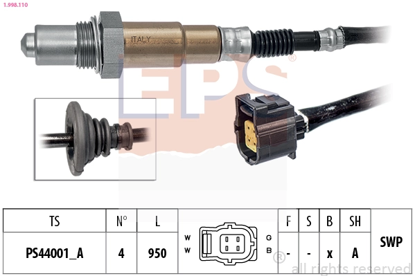 Лямбдазонд, датчик кисню після каталізатора Magneti Marelli OSM145 ціна, від 44.55 USD