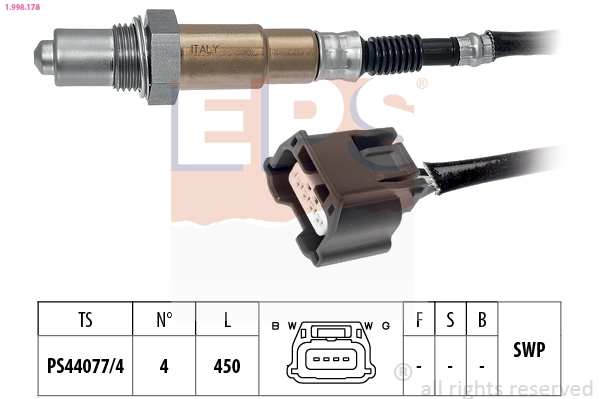 Лямбдазонд, датчик кисню до каталізатора Tangun E53308 ціна, від 19.00 USD
