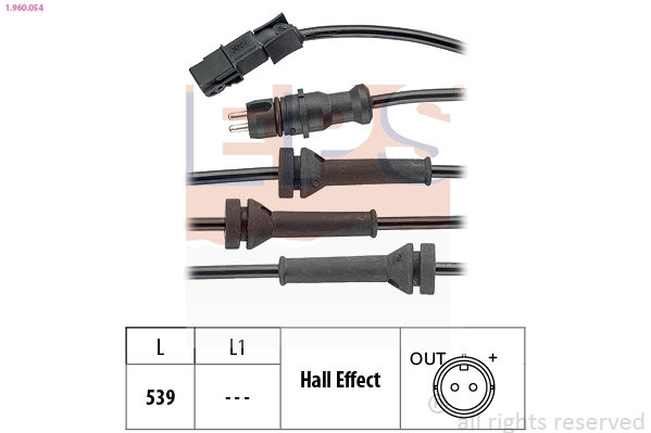 Датчик АБС на Renault Scenic II JM0, JM1