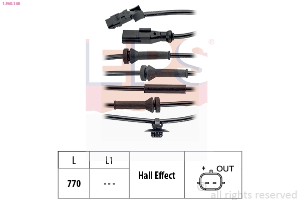 Датчик АБС на Renault Kangoo II FW0