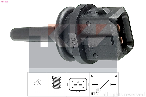 Датчик температури повітряної суміші на Lancia Kappa  838A