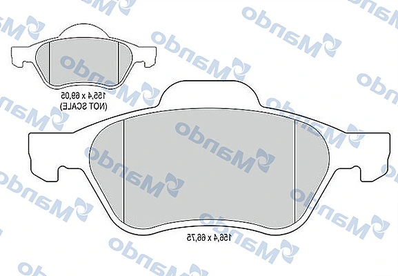 Передні тормозні колодки S700131 Polcar