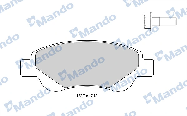 Передні гальмівні колодки на Citroen C1 I PM, PN