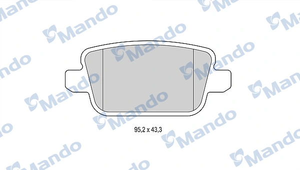  Задні гальмівні колодки Ford Focus 2