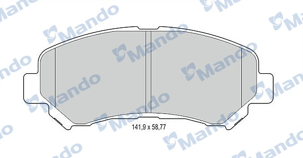 D1060JD00A VAG Передні гальмівні колодки
