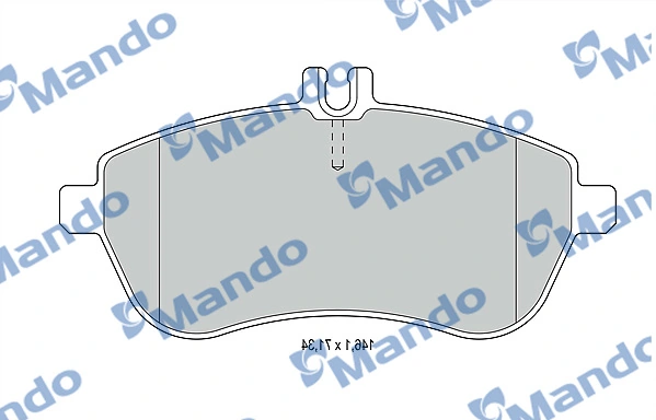 Купити Передні тормозні колодки Mercedes C  W204