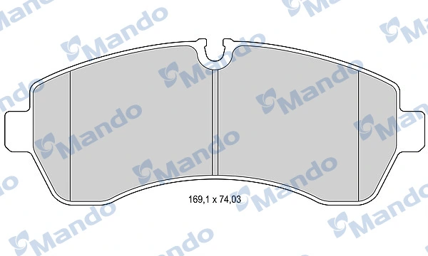 Передні гальмівні колодки на Volkswagen Crafter 30-50 2E, 2EA, 2EB, 2ED, 2EH, 2EX