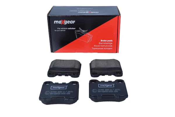 190402 Maxgear Колодки гальмівні задні, дискові