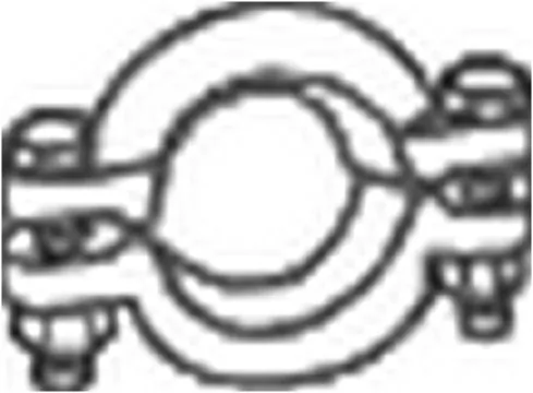 254702 Bosal Кріплення глушника переднє