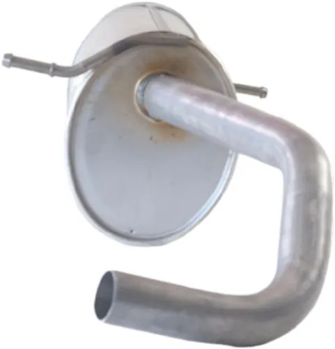 278039 Bosal Глушник, задня частина