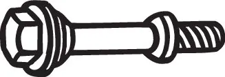 258943 Bosal Болт вихлопної системи (глушника)