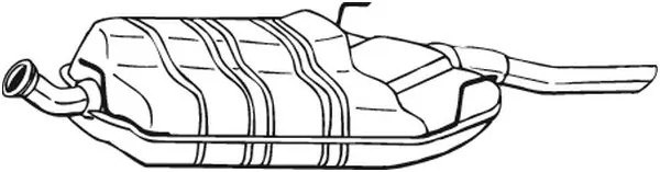 5174990 General Motors Глушник, задня частина