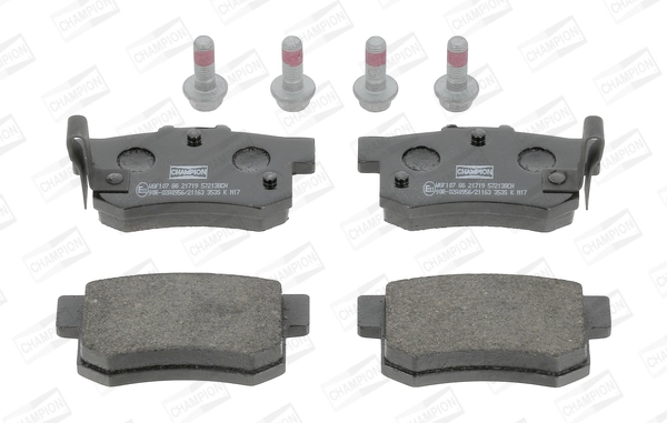 Колодки гальмівні задні, дискові на Honda Prelude V BB