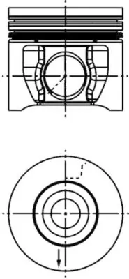 Купити 8714810030 Federal Mogul Поршень в комплекті на 1 циліндр, STD