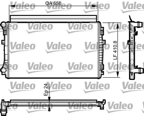 735558 VALEO Радіатор охолодження двигуна