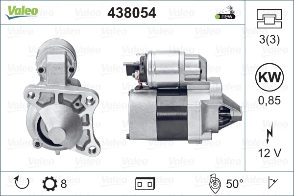 Стартер 438054 VALEO
