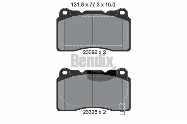 Тормозні колодки Chrysler 68232820AA