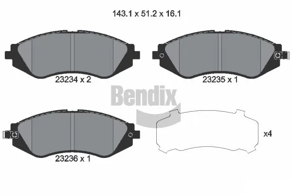 Купити S4511001 General Motors Колодки гальмівні передні, дискові