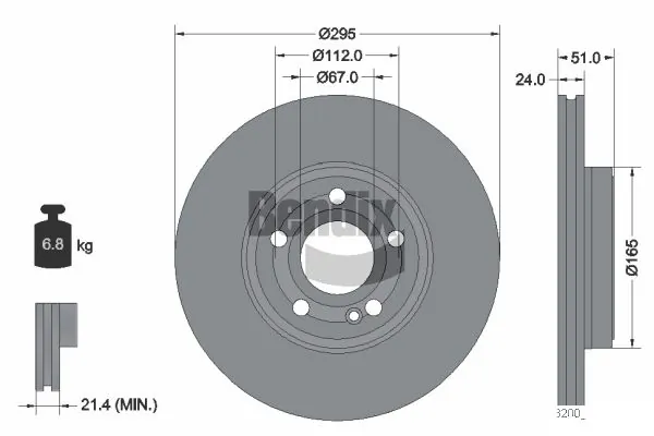 Гальмівні диски передні A247421031207 Mercedes