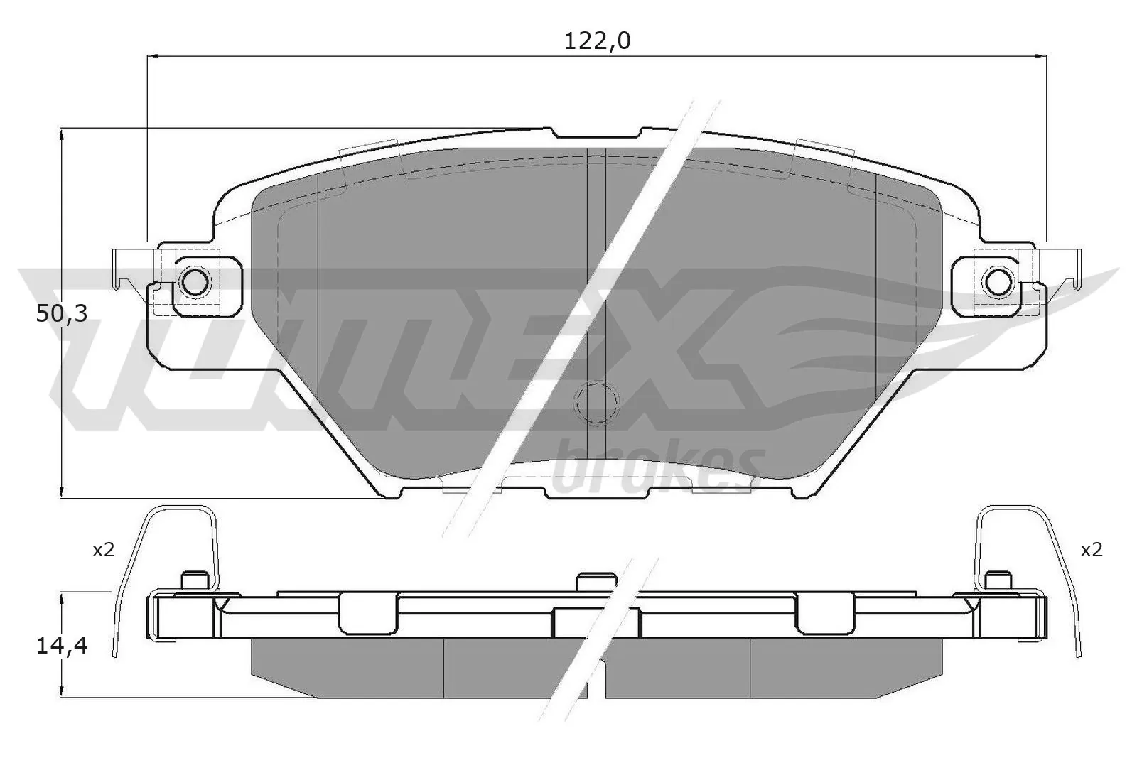Задні гальмівні колодки Mazda CX-9 позашляховик (TC) (2016 - 2026) ціна, від 32.27 USD