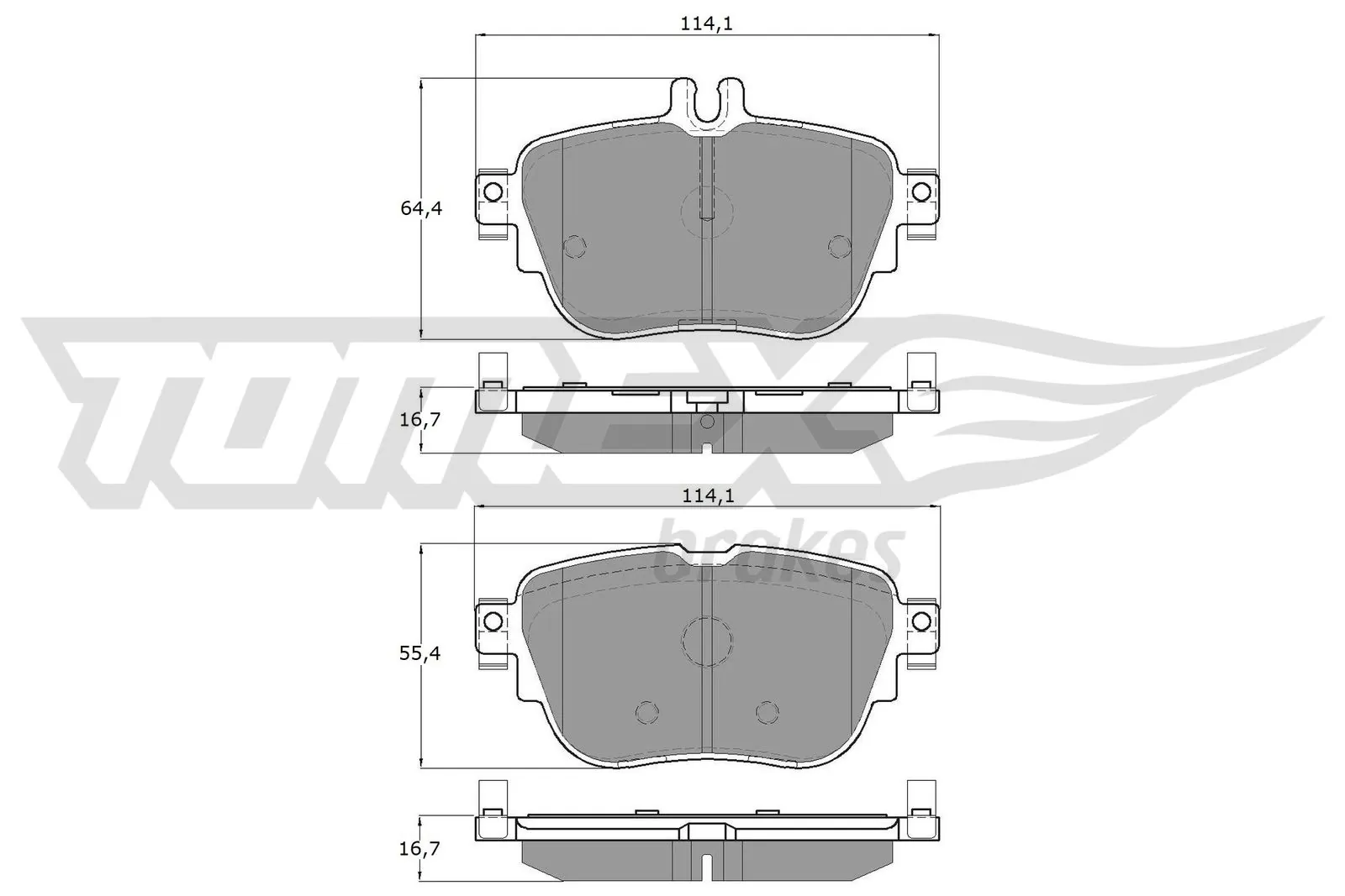 Задні гальмівні колодки Power Stop 231936 ціна, від 65.89 USD