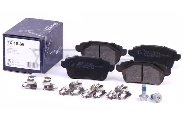 Колодки гальмівні задні, дискові на Renault Megane IV K9A, K9M, K9N