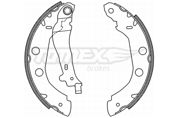 1611453280 Peugeot/Citroen Колодки гальмівні задні, барабанні