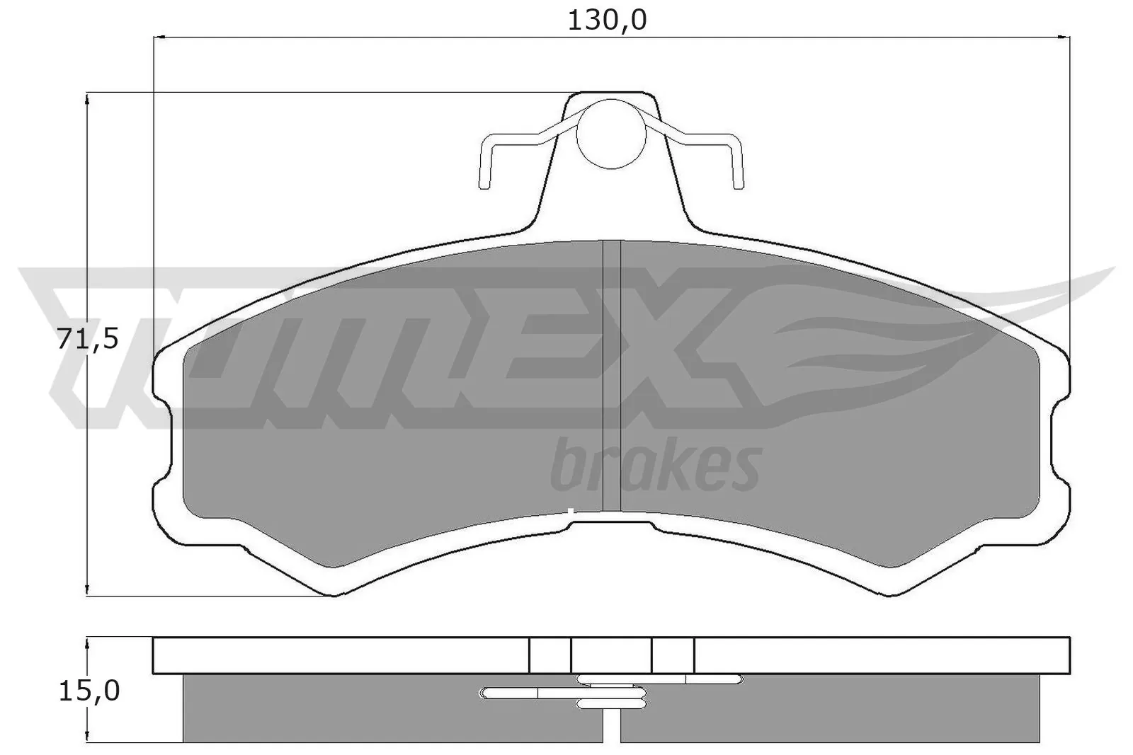 500028835 Iveco Передні гальмівні колодки
