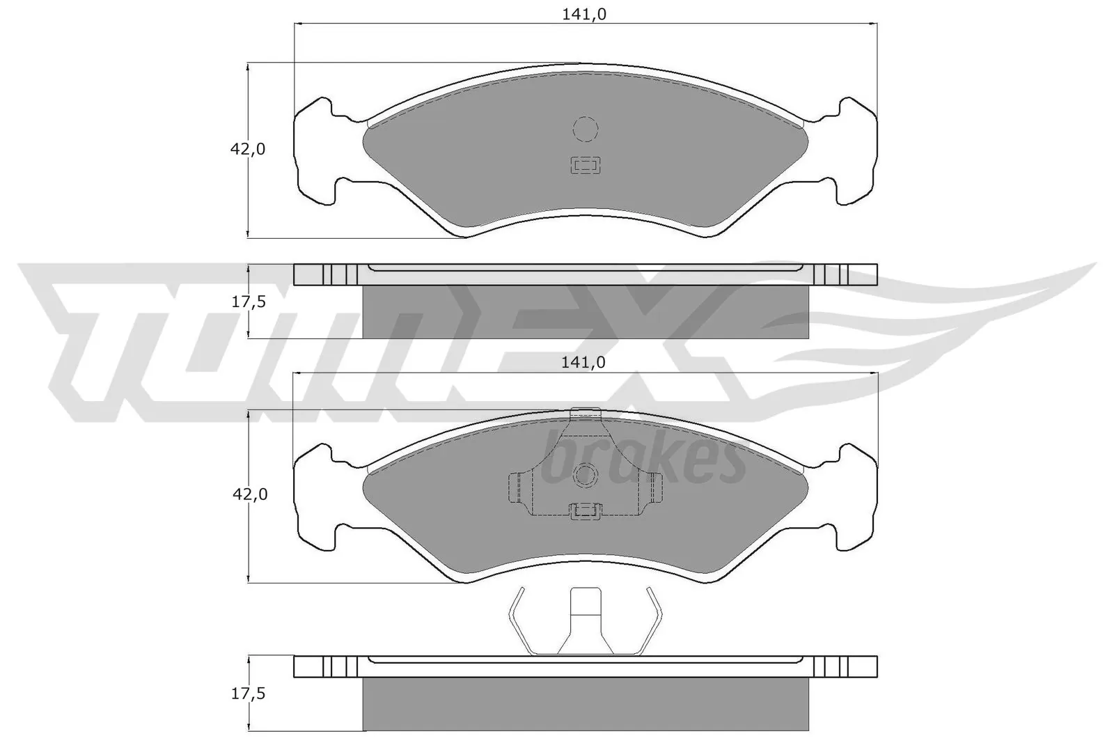 Купити Передні тормозні колодки Ford Fiesta Mk2 FBD