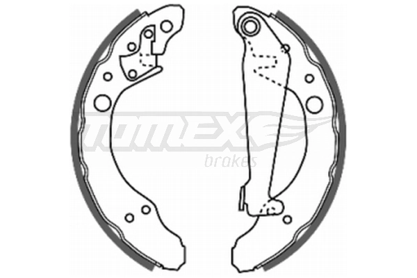 Колодки гальмові задні, барабанні Polcar S721053 ціна, від 16.79 USD