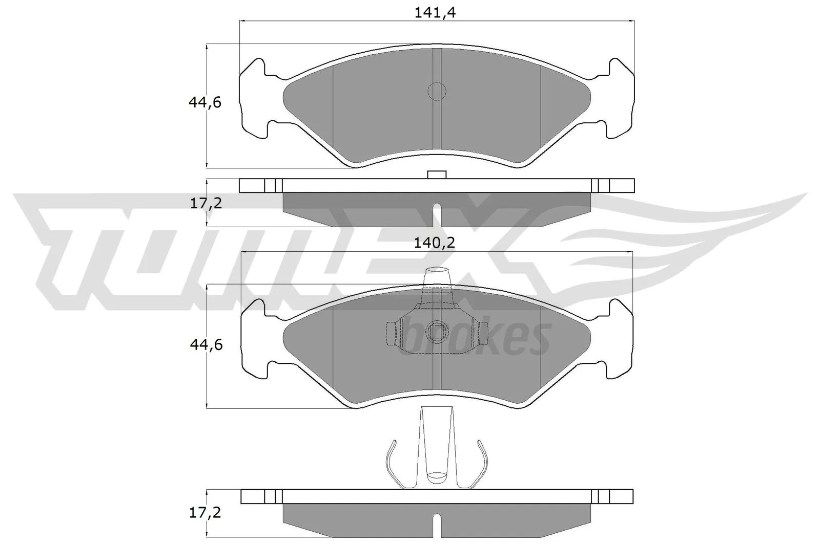 Купити Передні тормозні колодки Ford Ka  RBT