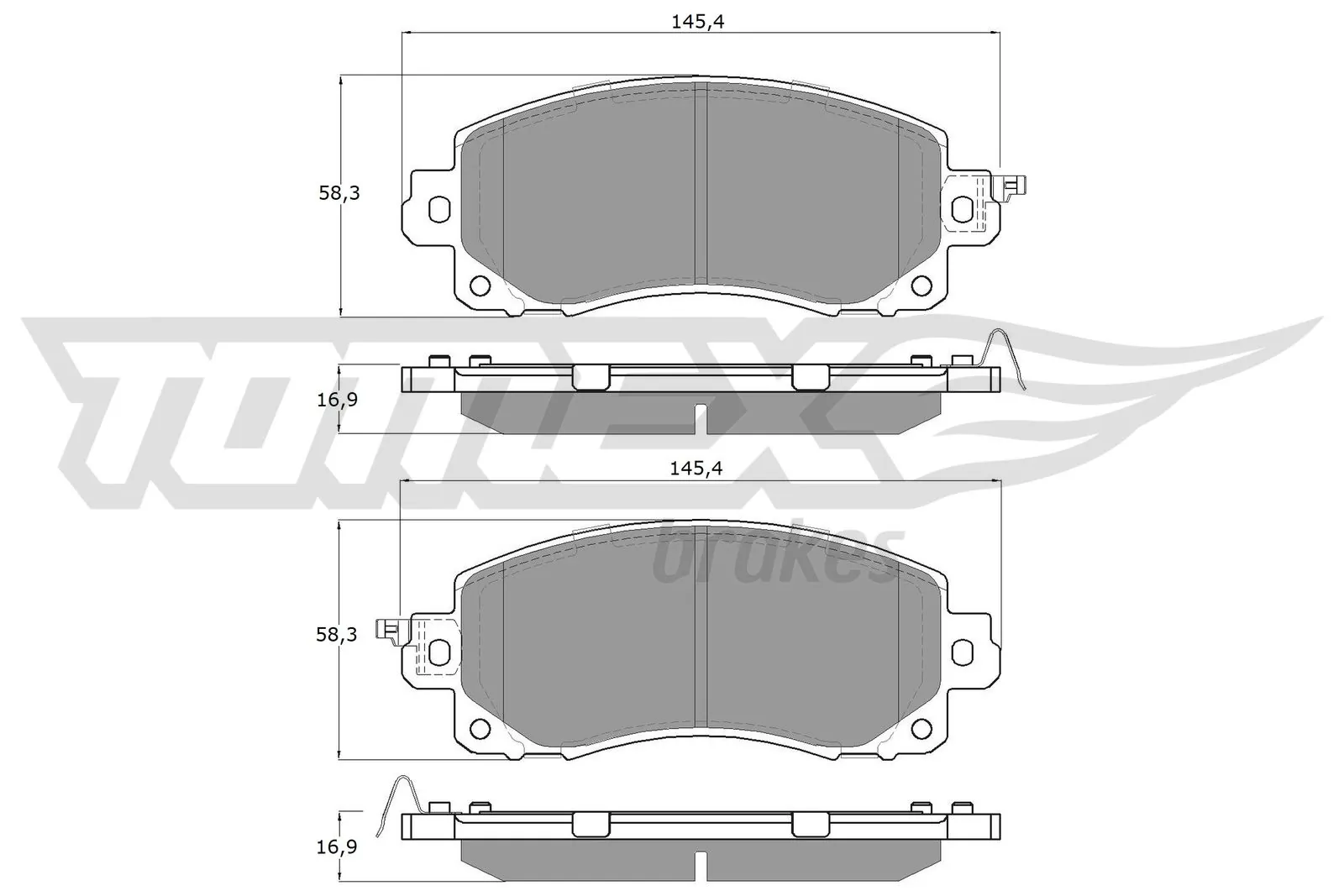  Передні тормозні колодки Volvo S60 1