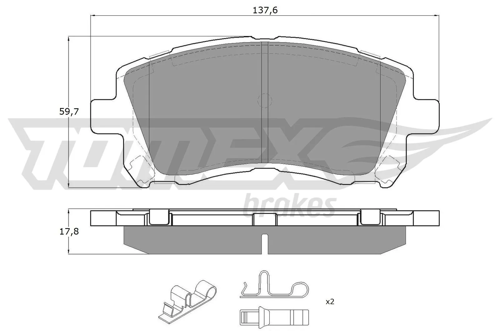 Купити Передні тормозні колодки Subaru Outback II B12, BE, BH
