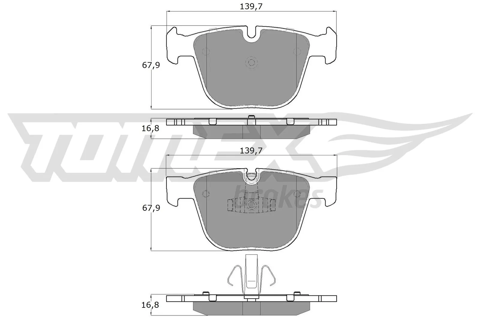 Купити Задні гальмівні колодки BMW 7  F01, F02, F03, F04