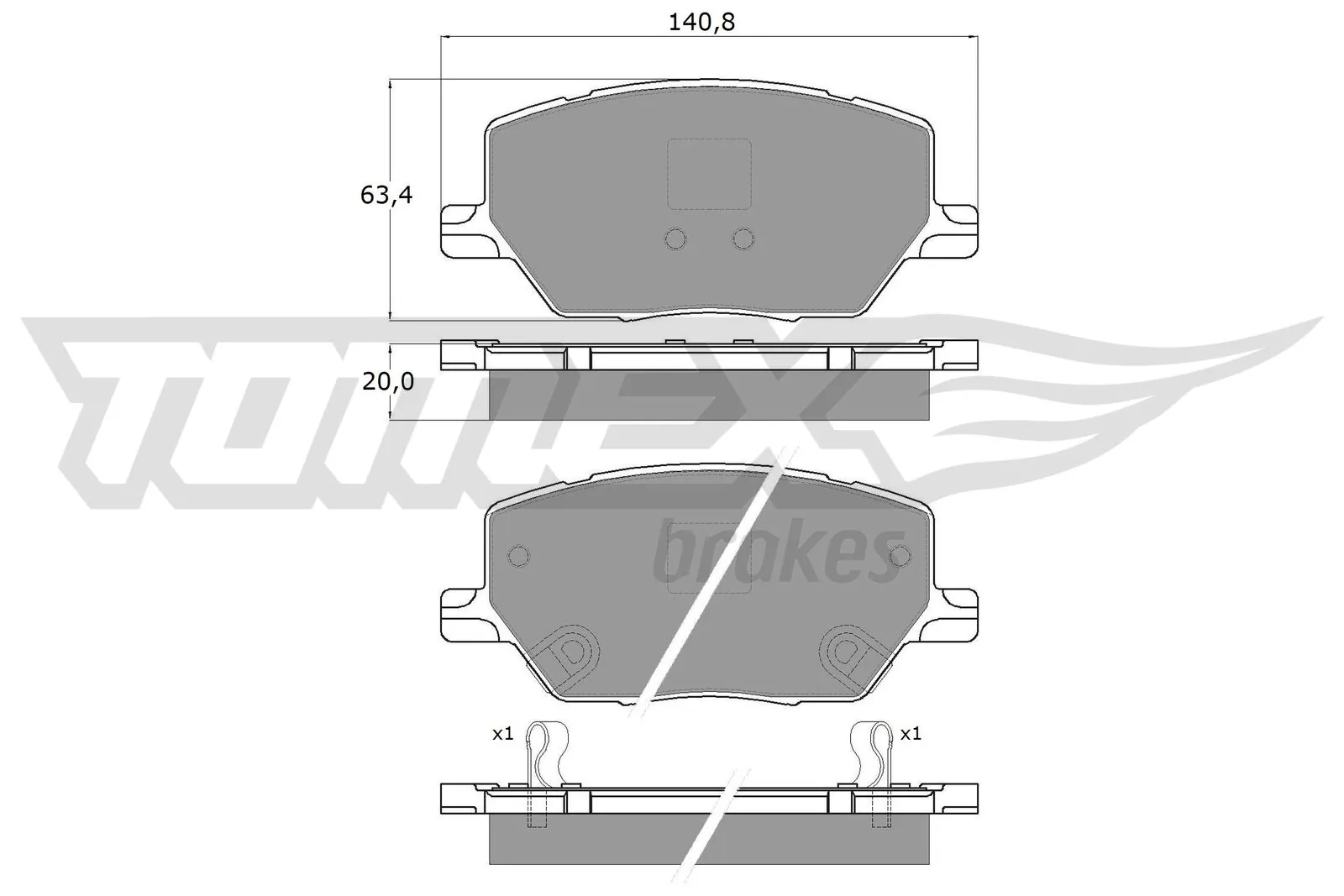 Тормозні колодки Fiat/Alfa/Lancia 77367282
