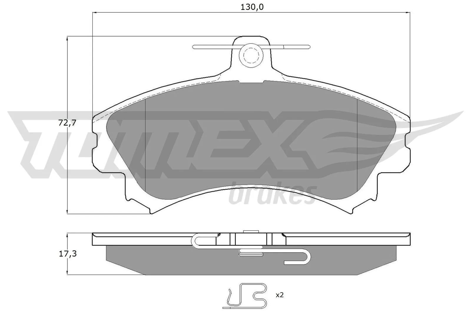 Купити Передні тормозні колодки Mitsubishi Colt VII Z3