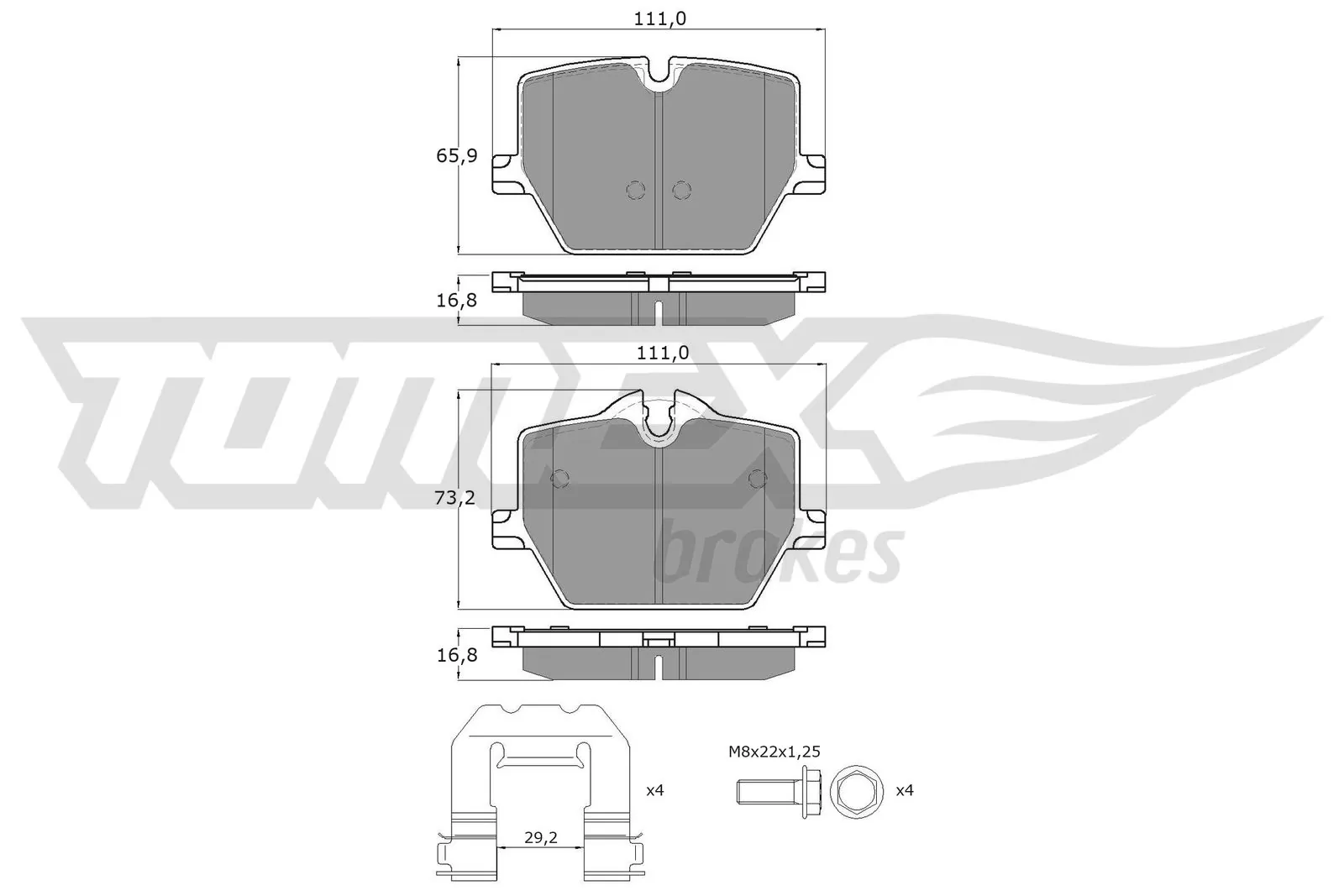 Купити NXE2220 Power Stop Задні колодки