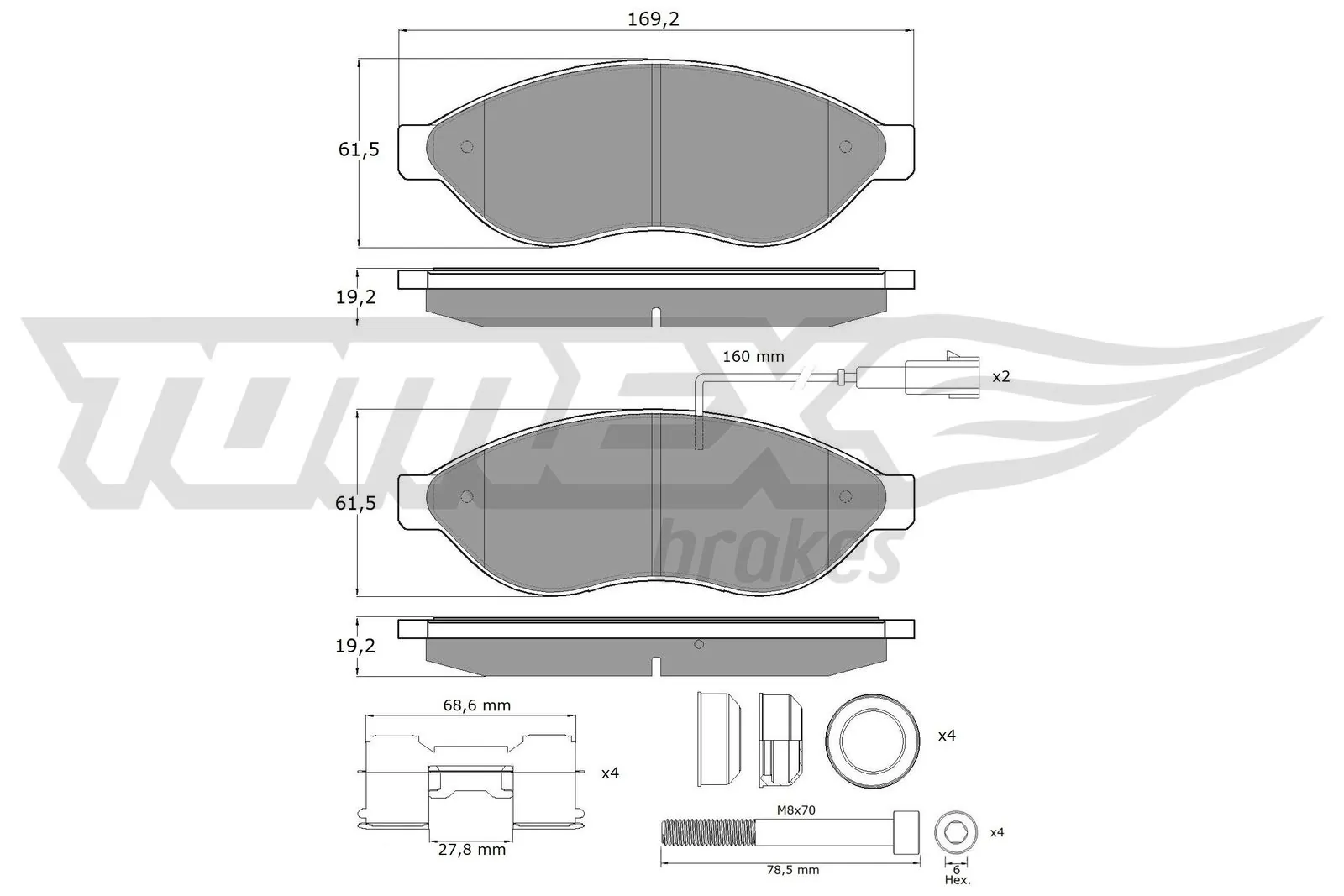 Гальмівні колодки Kavo Parts KBP10080 ціна, від 24.79 USD