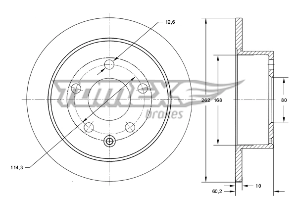 Гальмівні диски Mitsubishi Lancer 10