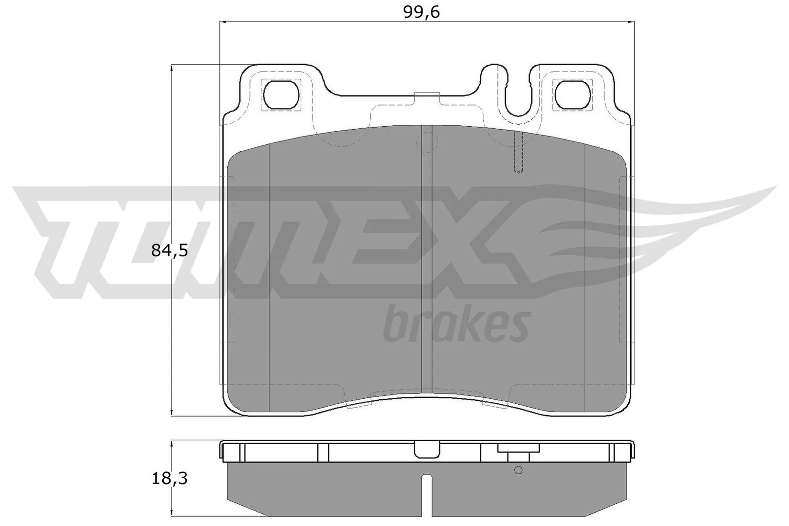 Передні гальмівні колодки на Mercedes S  W140