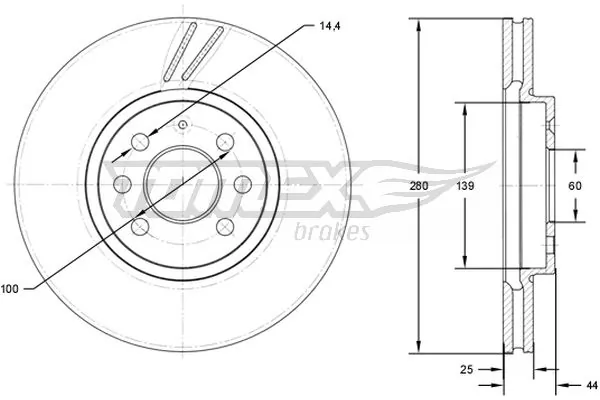 Гальмівні диски передні 8660001227 Renault (RVI)