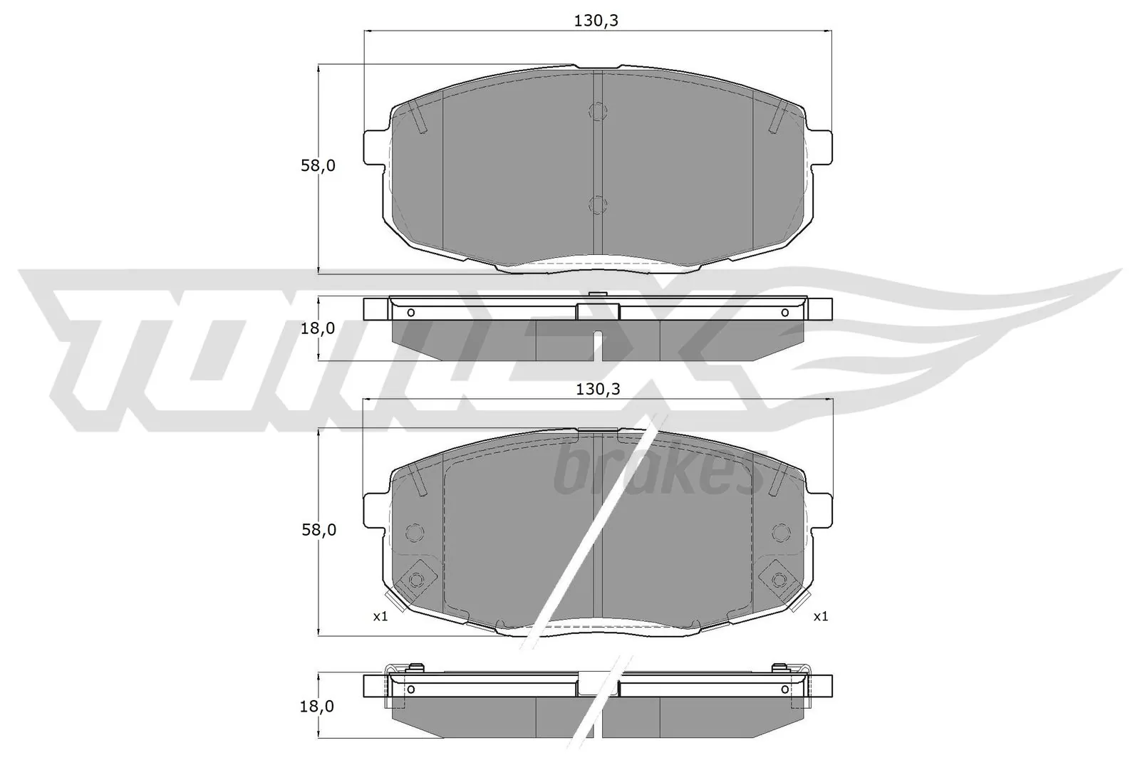 Передні тормозні колодки 302425 VALEO