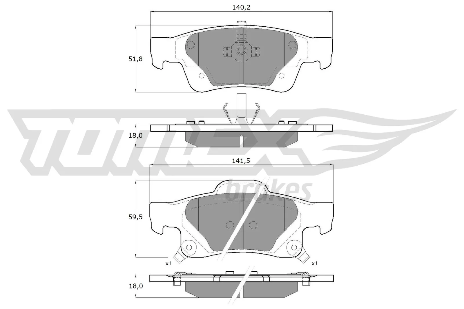 Купити Задні гальмівні колодки Jeep Grand Cherokee IV WK