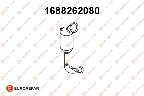 Конвертор-каталізатор (каталітичний нейтралізатор) Peugeot/Citroen 1688262080 ціна, від 234.64 USD