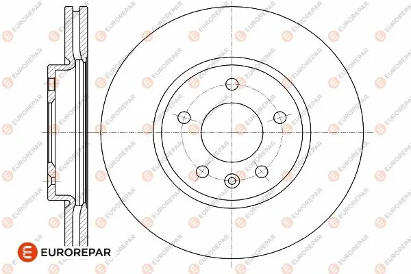 1642762580 Eurorepar Гальмо дискове переднє