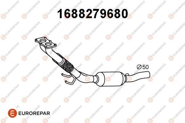 Глушник, передня частина Peugeot/Citroen 1688279680 ціна, від 96.36 USD