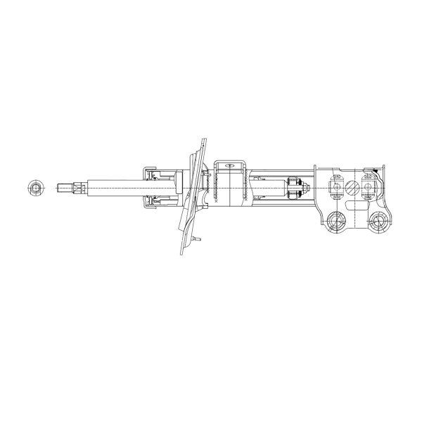 546512T410 Honda Ліва передня стійка