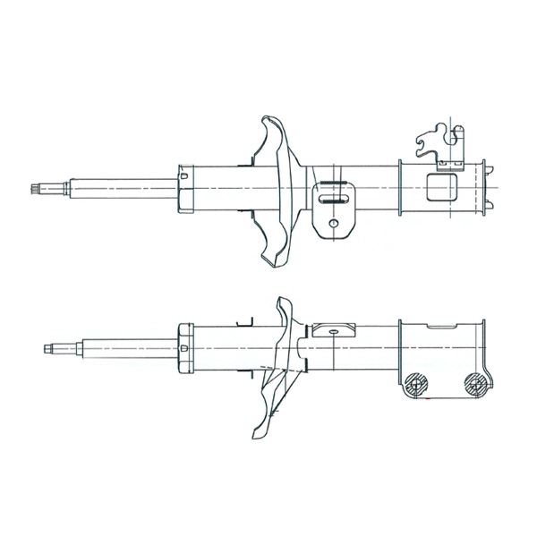 H06DW008 HAN Ліва передня стійка