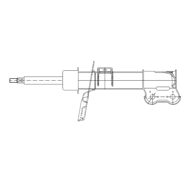 Купити 546513S060 Mando Амортизатора передній лівий