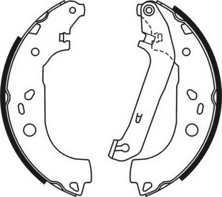 Колодки гальмові задні, барабанні ABE C0G054ABE ціна, від 23.23 USD